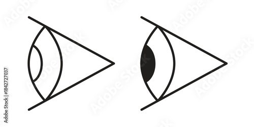 Eye side icon
