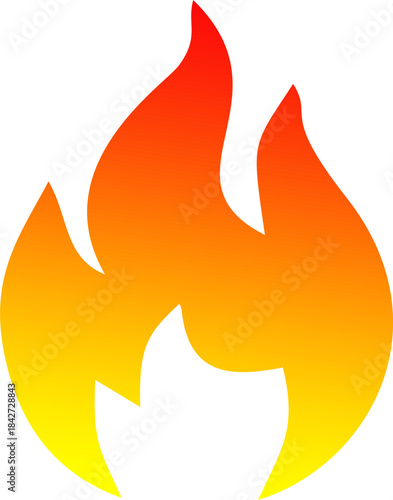 Set of fire flame vector icons. Collection of fire and flame icons. Bonfire icons, flaming elements.