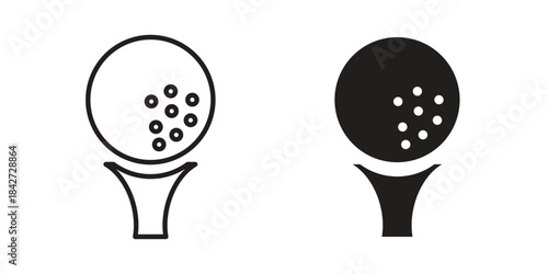 Golf ball icon