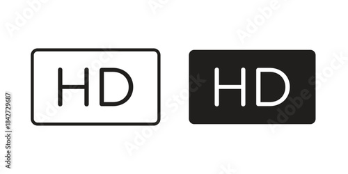 High definition icon