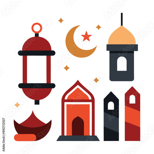 vector illustration of a mosque
