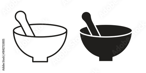 Mortar pestle icon