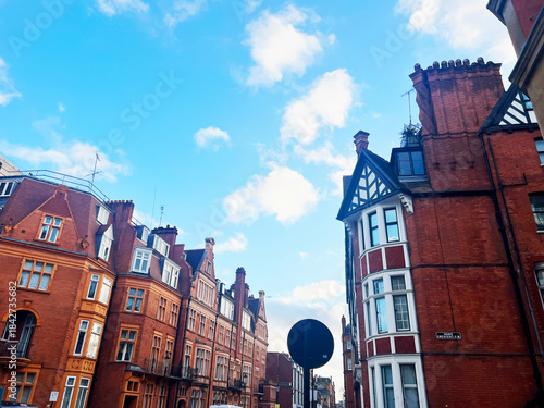 Traditional Victorian architecture in Knightsbridge, London