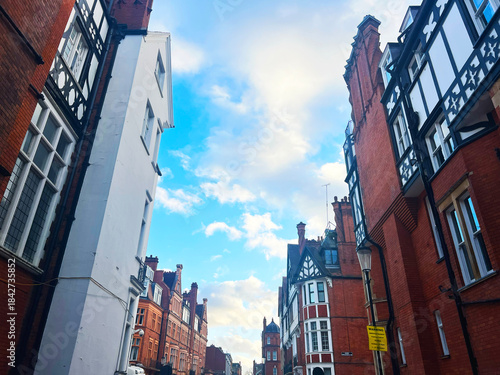 Traditional Victorian architecture in Knightsbridge, London