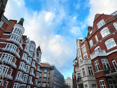 Traditional Victorian architecture in Knightsbridge, London
