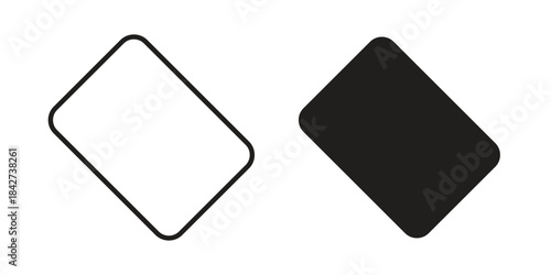 Rectangle panoramic icon