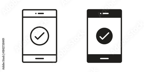 Reservation smartphone icon