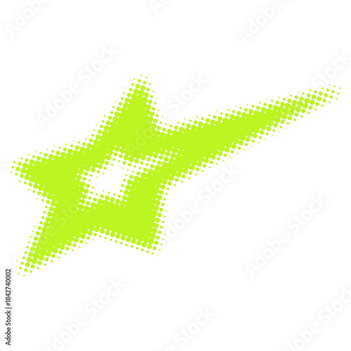 Neon Retro Y2K Halftone Element