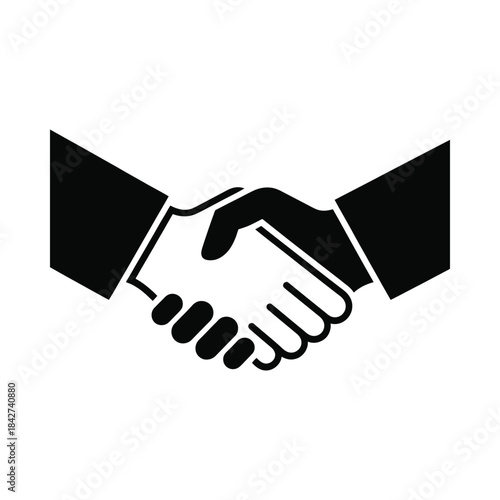 Handshake symbolizing partnership and agreement