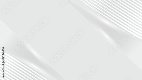 Abstract White and Gray Corporate Background  Modern Design