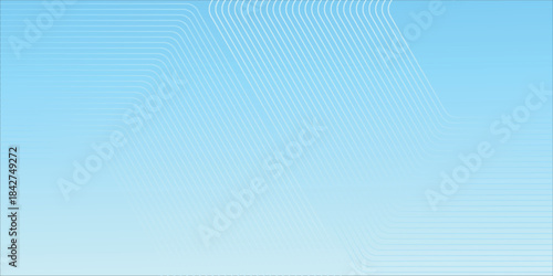 Abstract Blue Gradient Background With Soft Curved Lines And Modern Geometric Wave Pattern eps10