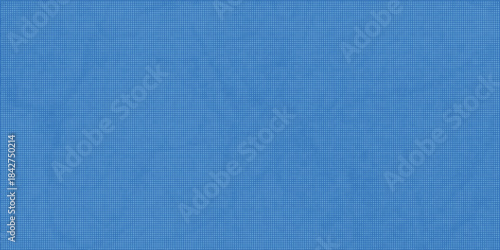 Blue halftone dot pattern background - vector graphic design from circles in varying sizes