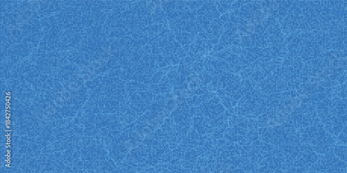 Blue halftone dot pattern background - vector graphic design from circles in varying sizes