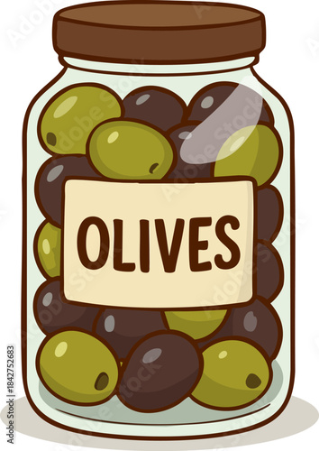 Vector illustration of the olive and olive oil concept.
