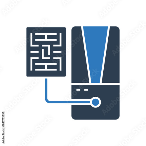 PC Card Icon - Computer Circuit Icon
