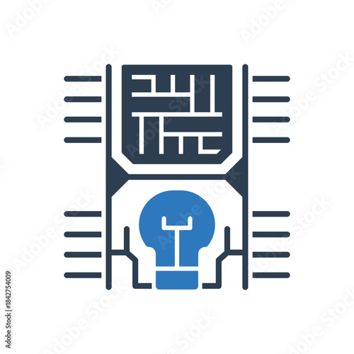 Ai Processor Icon - Smart Chip Icon