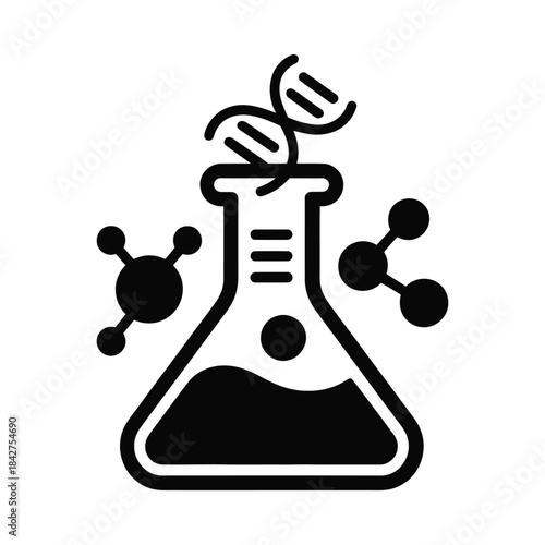 Laboratory experiment with dna and molecules