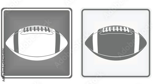 American football playfield sign. vector illustration