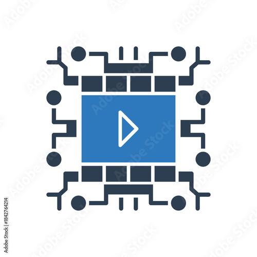 Ai Video Icon - Video Technology Icon