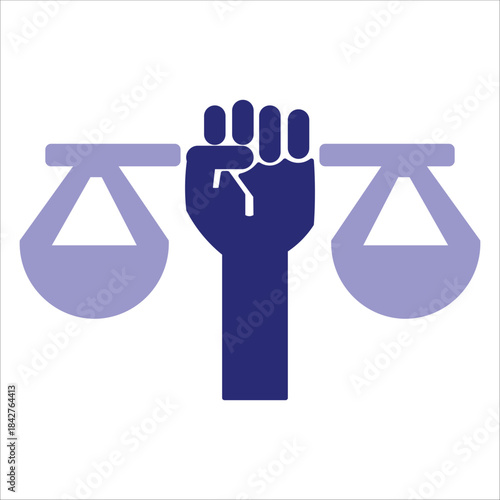 human right icons. simple colored vector illustration