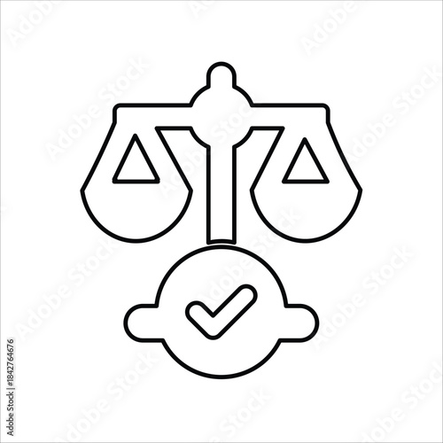 fair icons. simple line vector illustration