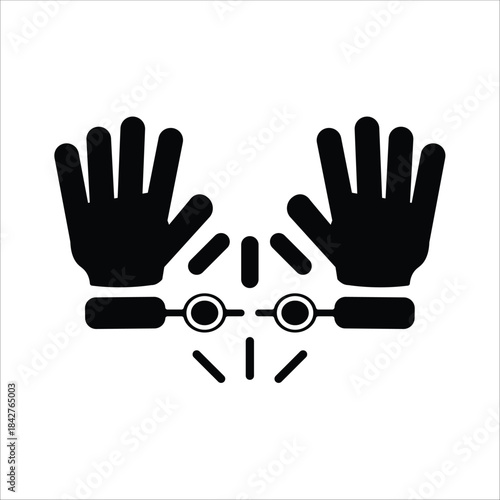 freedom icons. simple solid vector illustration