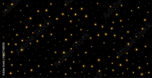 golden star light, Sparkling light. Glow Star light sparkle glow. Vector glow effect. Abstract lens glare. Starburst. Flashing lights. Transparent PNG. Cinematic

