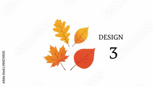 Autumn Leaves Collection Design Three.