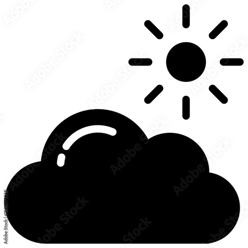 weather icon isolated on white background. vector illustration icon for travel and vacation