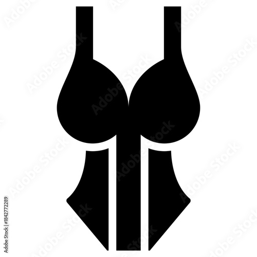 swimsuit icon isolated on white background. vector illustration icon for travel and vacation