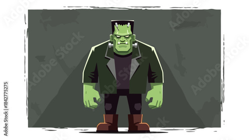 Scary Frankenstein Monster Character for Halloween, a Classic Horror Icon