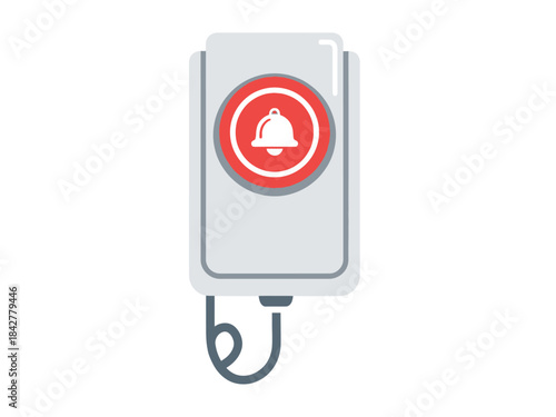 Doorbell Icon Notification Alert for Home Security and Visitor Arrival