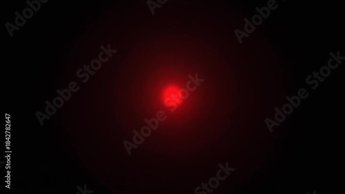Vibrant abstract background featuring glowing red light leak circles and yellow light flares that radiate like a bright solar explosion of hot fire energy and orange star shine