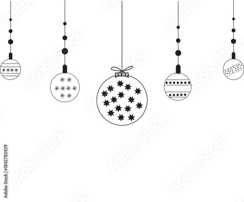 Hand drawn design of Chrismas day