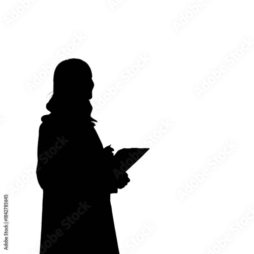 Minimalist Running Man Silhouette Vector Icon for Fitness and Sports Design