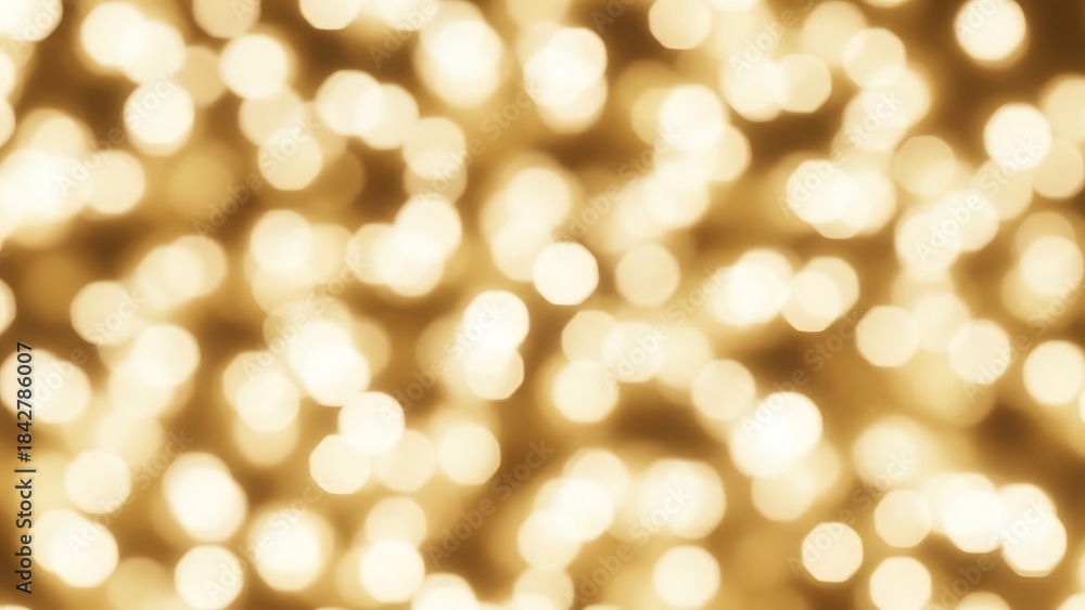 Fototapeta premium Golden bokeh lights