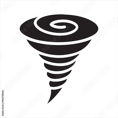 tornado icon vector illustration