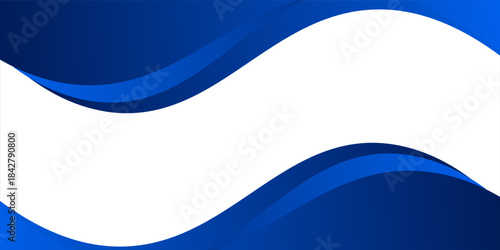 Modern abstract blue wave background with smooth flowing lines and gradient tones, ideal for banners, websites, or presentations.