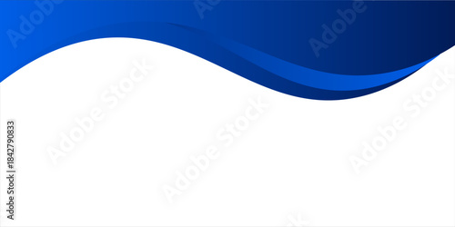 Modern abstract blue wave background with smooth flowing lines and gradient tones, ideal for banners, websites, or presentations.