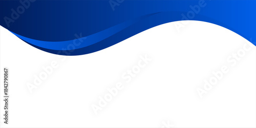 Modern abstract blue wave background with smooth flowing lines and gradient tones, ideal for banners, websites, or presentations.