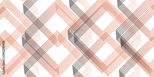 Abstract geometric white and gray,pink background seamless mosaic and low square triangle texture wallpaper. Diagonal stripe line background, wave lines abstract design.