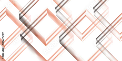 Abstract geometric white and gray,pink background seamless mosaic and low square triangle texture wallpaper. Diagonal stripe line background, wave lines abstract design.