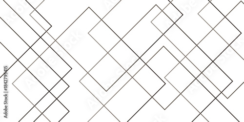 Abstract geometric white and gray background seamless mosaic and low square triangle texture wallpaper. Diagonal stripe line background, wave lines abstract design.