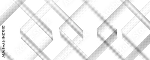 Abstract geometric white and gray background seamless mosaic and low square triangle texture wallpaper. Diagonal stripe line background, wave lines abstract design.