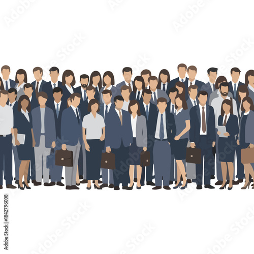 Diverse group of professionals gathered together in a meeting.