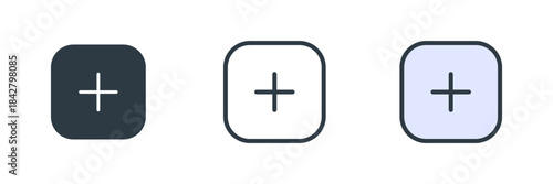 new icon set vector illustration. line, glyph, color symbol isolated on white background