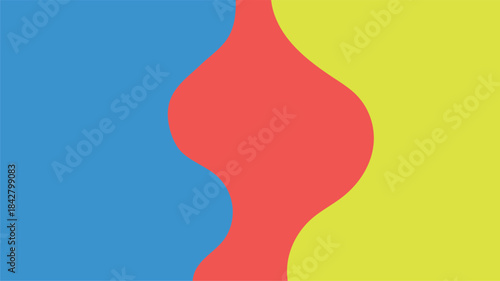 Abstract vector illustration of a red and white wave pattern for a vibrant floral backdrop design and texture