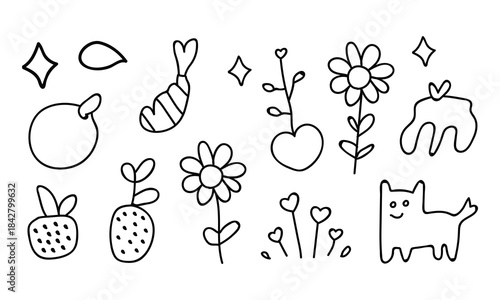 Abstract geometric design with vibrant color palette