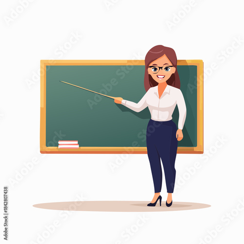 teacher in classroom