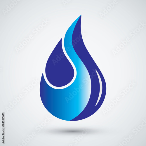 Fresh water logo best for water drop logo vector